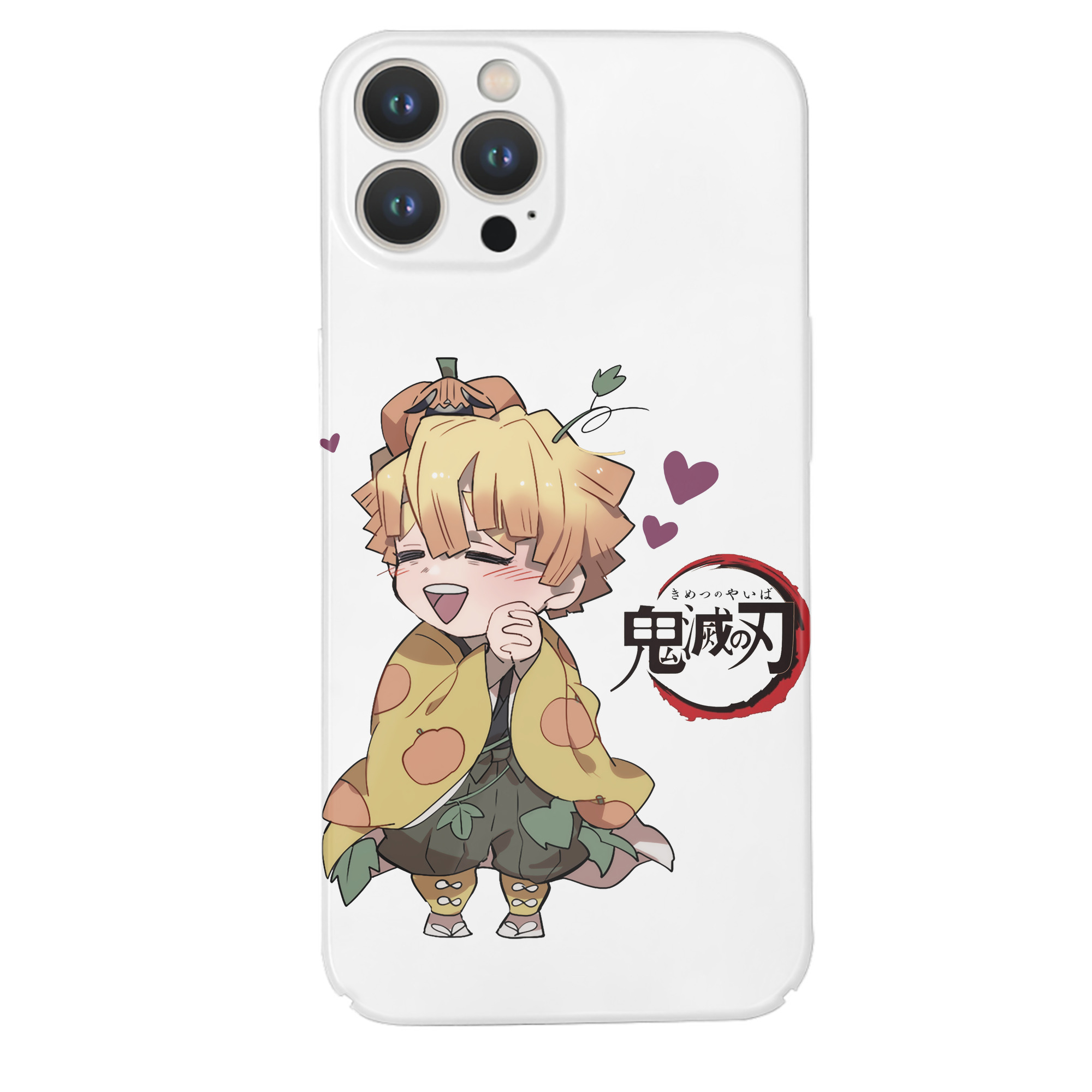 （画像用） 鬼滅の刃（きめつのやいば）我妻 善逸／あがつま ぜんいつ Agatsuma Zenitsu 【iPhone 14シリーズ対応】ハードケース
